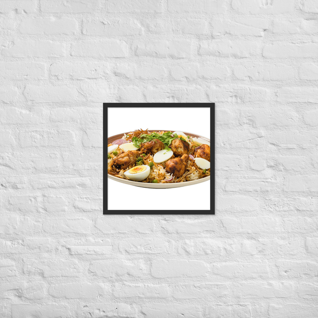 Hyderabadi Biryani Masterpiece Framed poster 🤤 from Yumify.AI