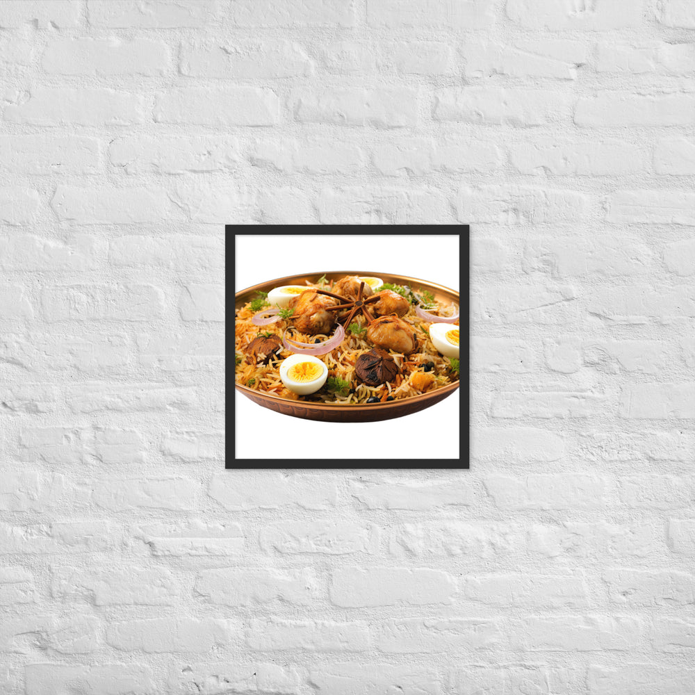 Hyderabadi Biryani Masterpiece Framed poster 🤤 from Yumify.AI