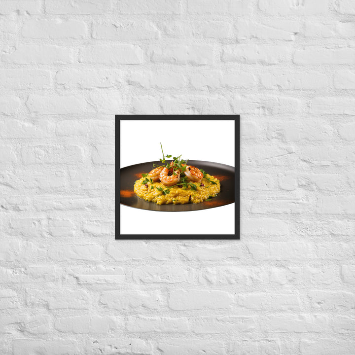 Saffron Risotto Framed poster 🤤 from Yumify.AI