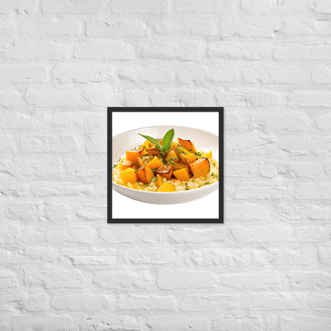 Butternut Squash Risotto Framed poster 🤤 from Yumify.AI