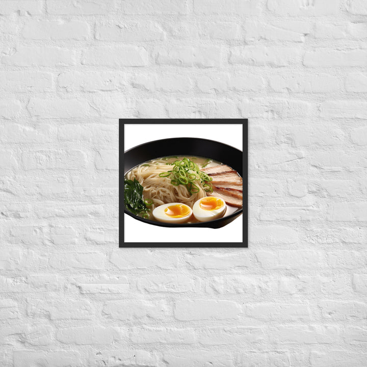 Classic Tonkotsu Ramen Framed poster 🤤 from Yumify.AI