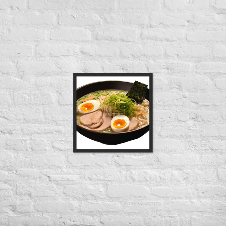 Classic Tonkotsu Ramen Framed poster 🤤 from Yumify.AI