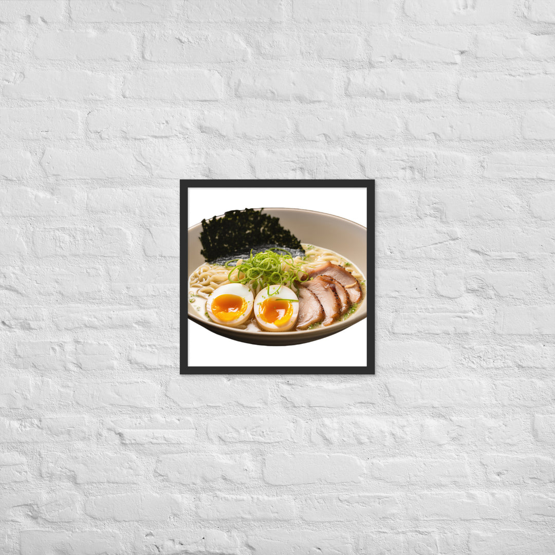 Classic Tonkotsu Ramen Framed poster 🤤 from Yumify.AI