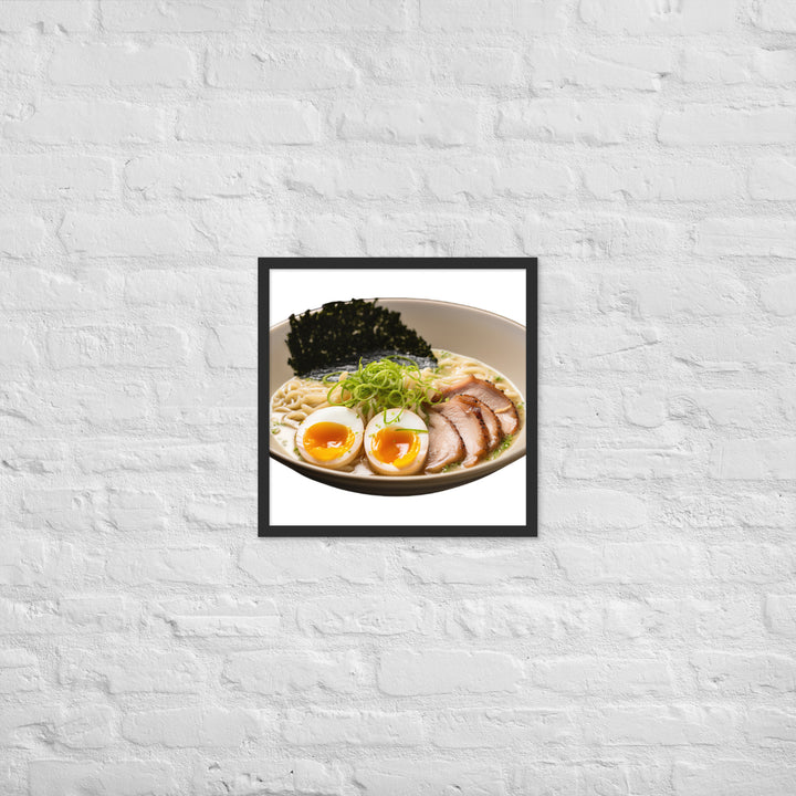 Classic Tonkotsu Ramen Framed poster 🤤 from Yumify.AI