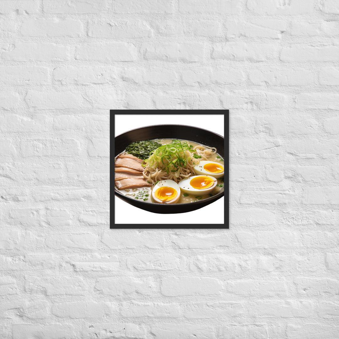 Classic Tonkotsu Ramen Framed poster 🤤 from Yumify.AI