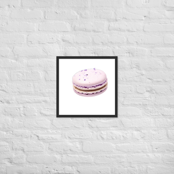 Lavender Macaron Framed poster 🤤 from Yumify.AI