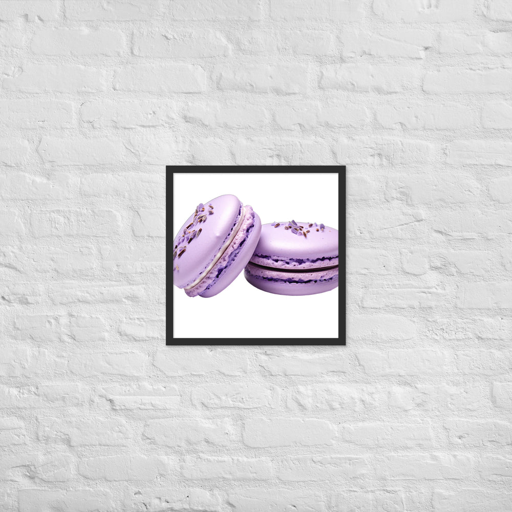 Lavender Macaron Framed poster 🤤 from Yumify.AI