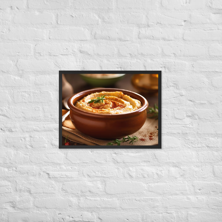 Hummus Framed poster 🤤 from Yumify.AI