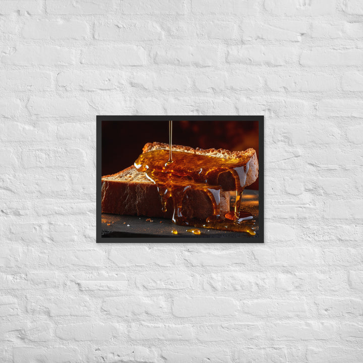 Vegemite on Toast Framed poster 🤤 from Yumify.AI