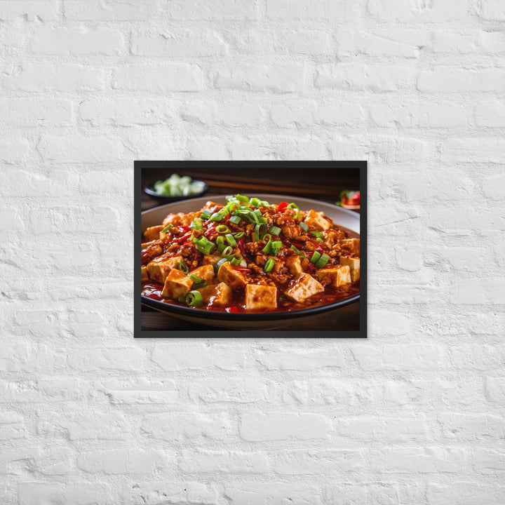 Mapo Tofu Framed poster 🤤 from Yumify.AI