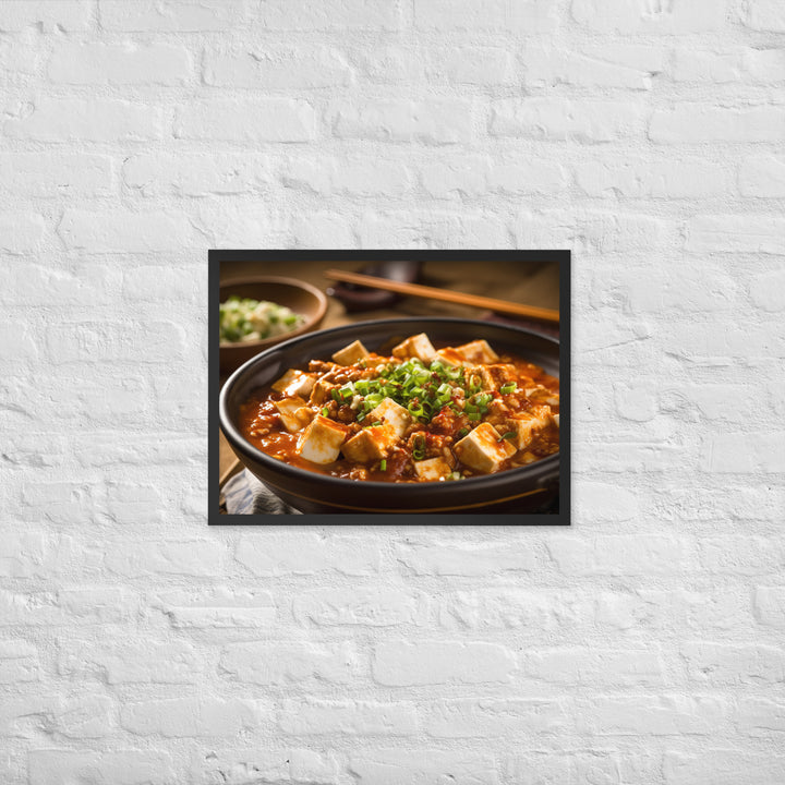 Mapo Tofu Framed poster 🤤 from Yumify.AI