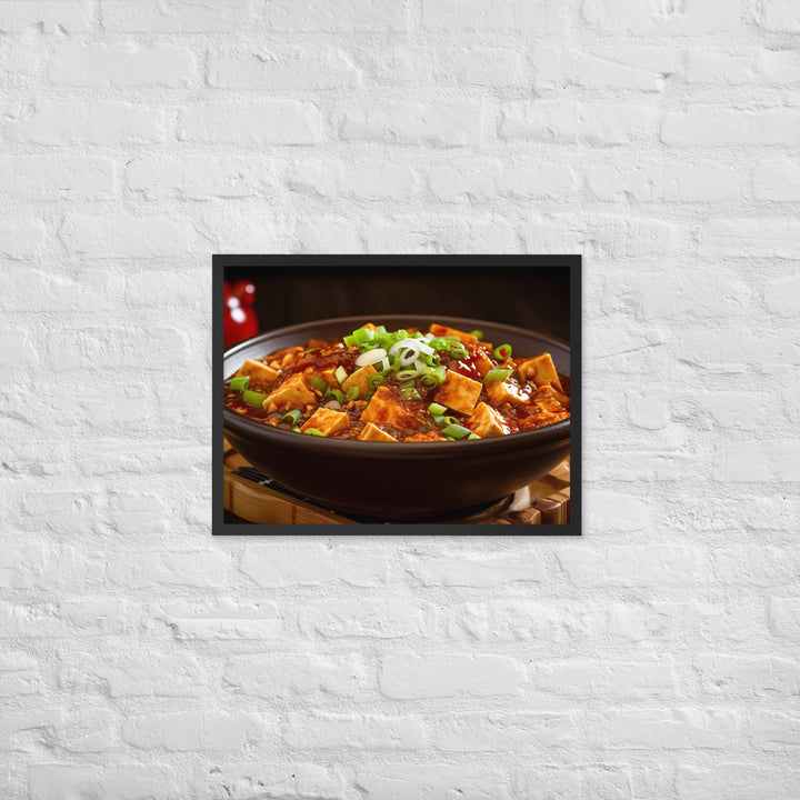 Mapo Tofu Framed poster 🤤 from Yumify.AI