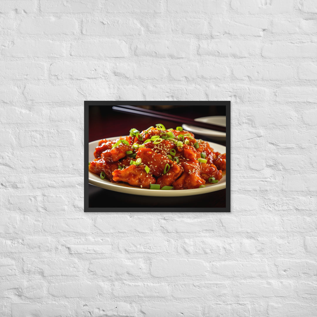 General Tso's Chicken Framed poster 🤤 from Yumify.AI