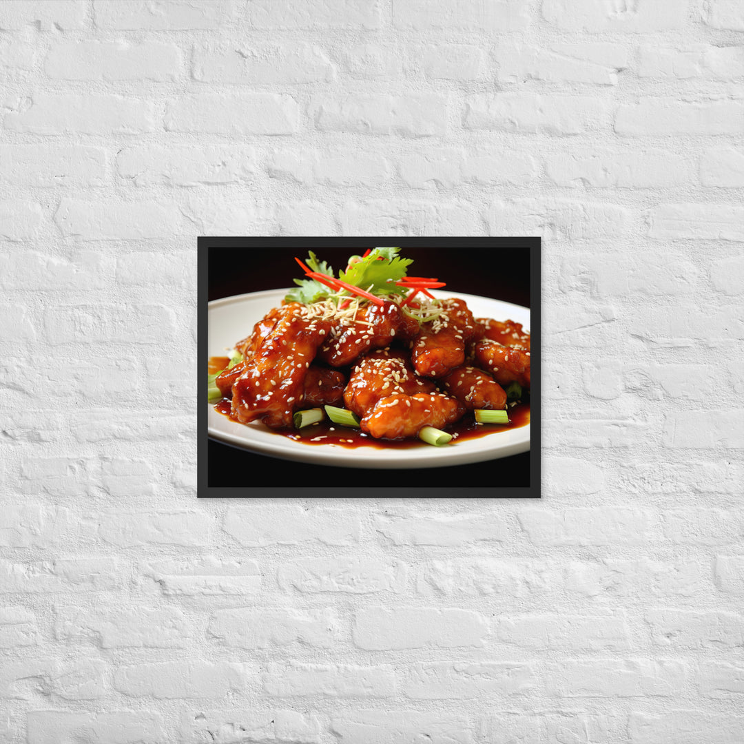 General Tso's Chicken Framed poster 🤤 from Yumify.AI