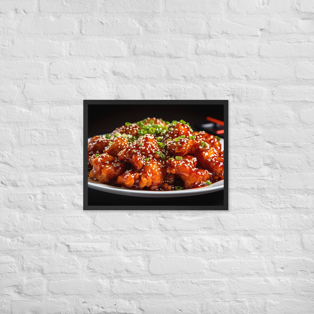 General Tso's Chicken Framed poster 🤤 from Yumify.AI