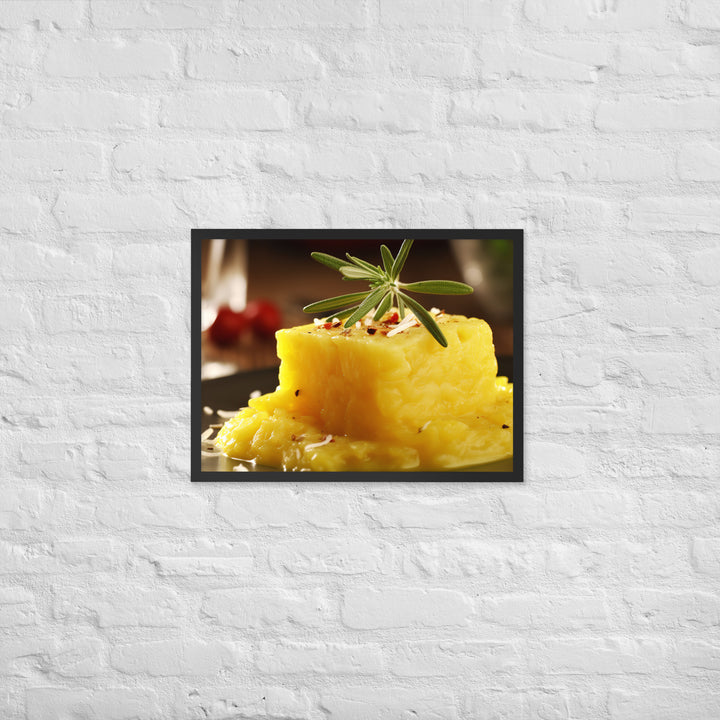 Risotto alla Milanese Framed poster 🤤 from Yumify.AI