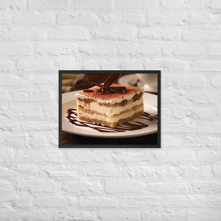 Tiramisu Framed poster 🤤 from Yumify.AI