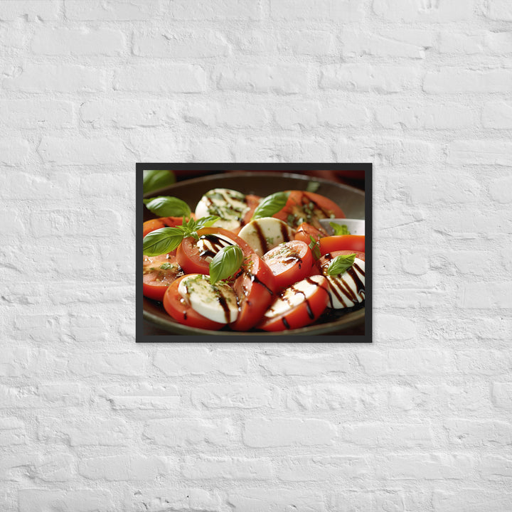 Caprese Salad Framed poster 🤤 from Yumify.AI