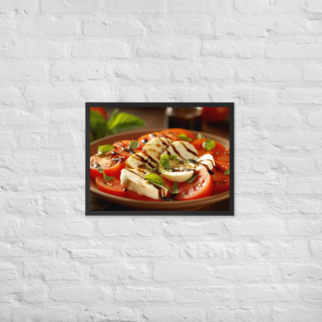 Caprese Salad Framed poster 🤤 from Yumify.AI