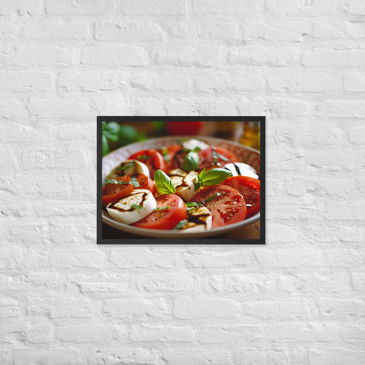 Caprese Salad Framed poster 🤤 from Yumify.AI