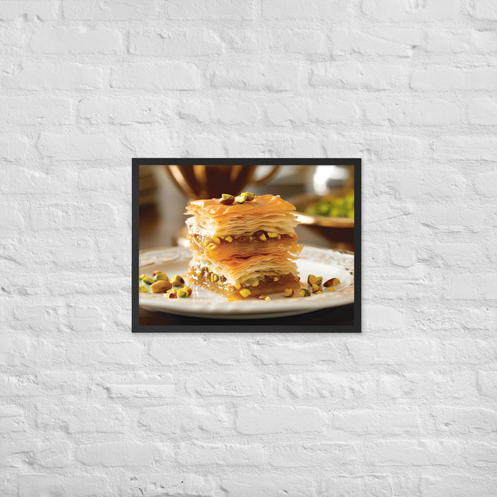 Baklava Framed poster 🤤 from Yumify.AI