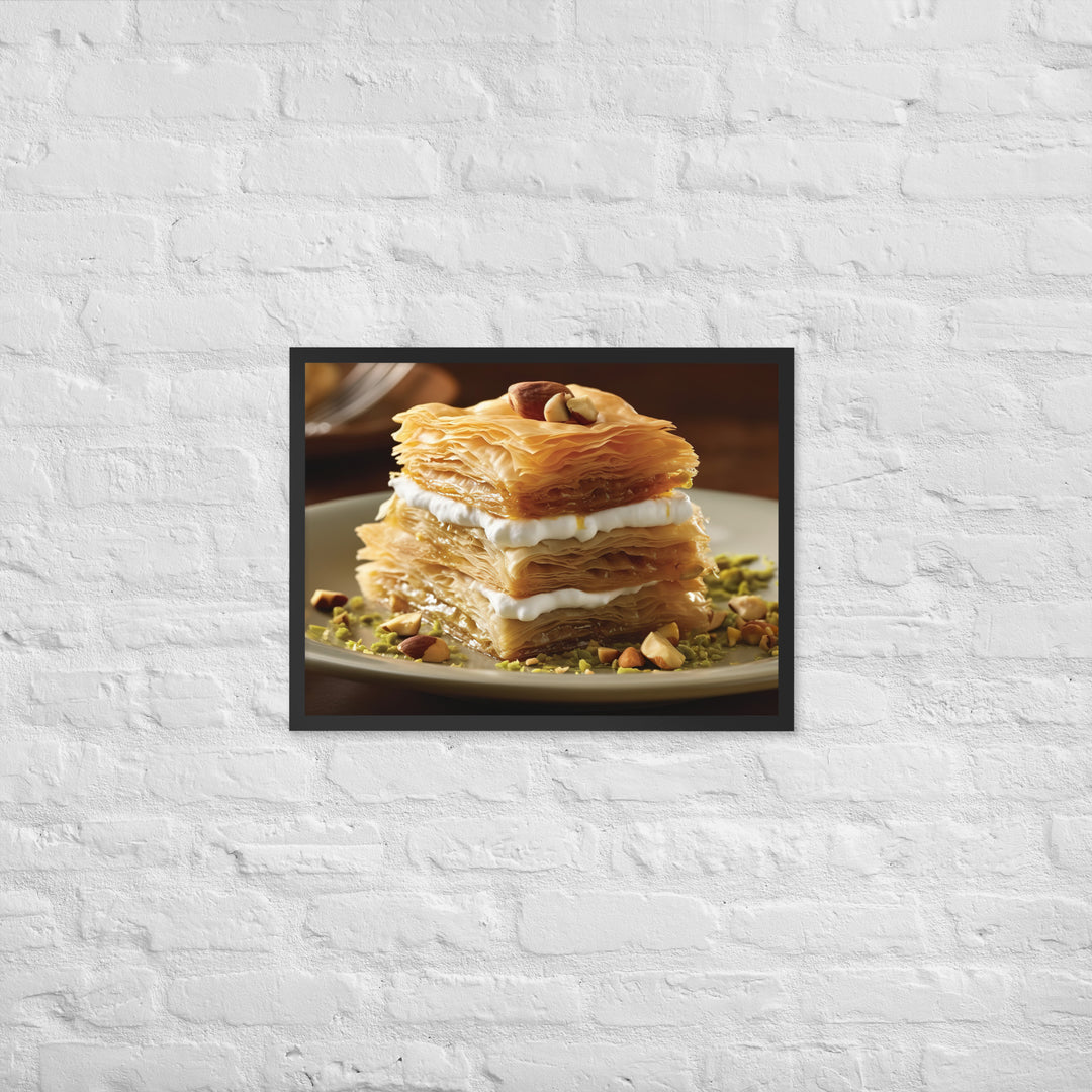 Baklava Framed poster 🤤 from Yumify.AI