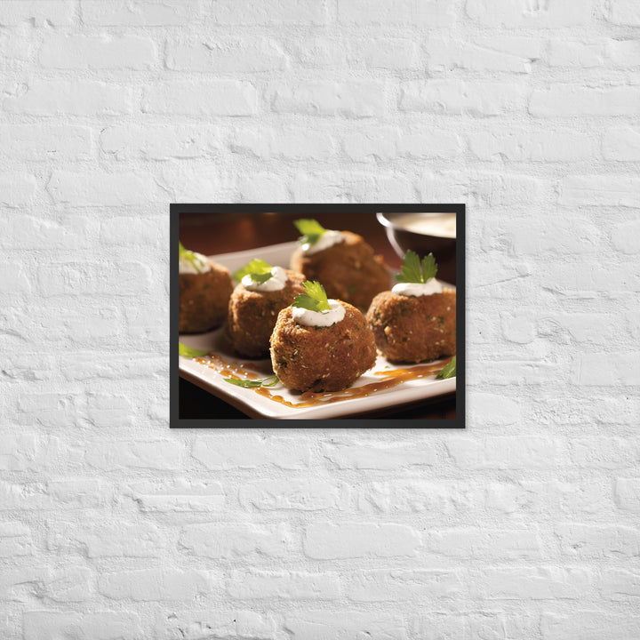 Kibbeh Framed poster 🤤 from Yumify.AI