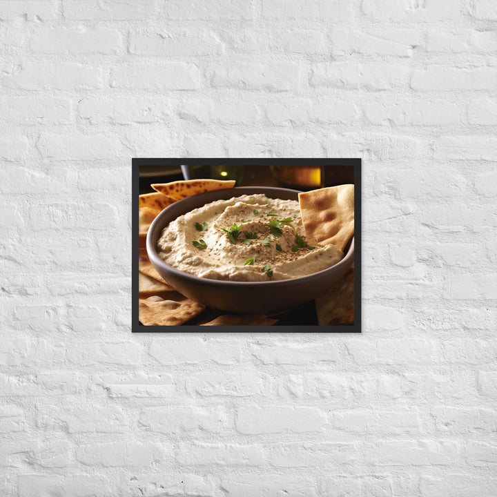 Baba Ganoush Framed poster 🤤 from Yumify.AI