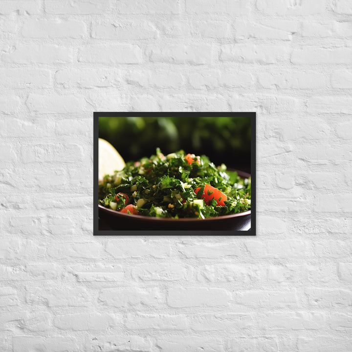 Tabbouleh Framed poster 🤤 from Yumify.AI