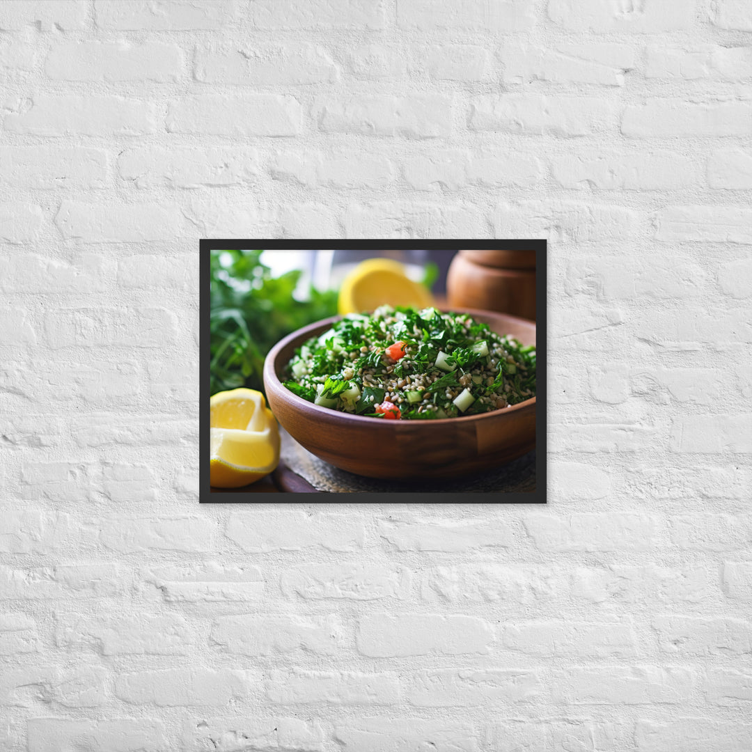 Tabbouleh Framed poster 🤤 from Yumify.AI