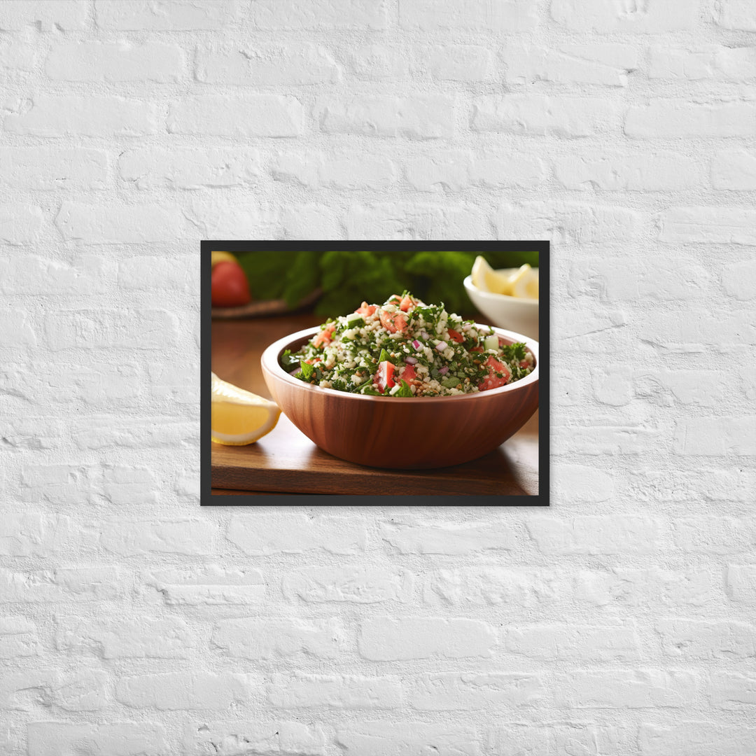 Tabbouleh Framed poster 🤤 from Yumify.AI