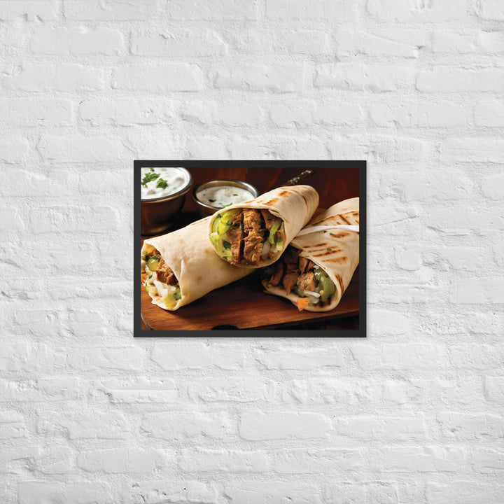 Shawarma Framed poster 🤤 from Yumify.AI