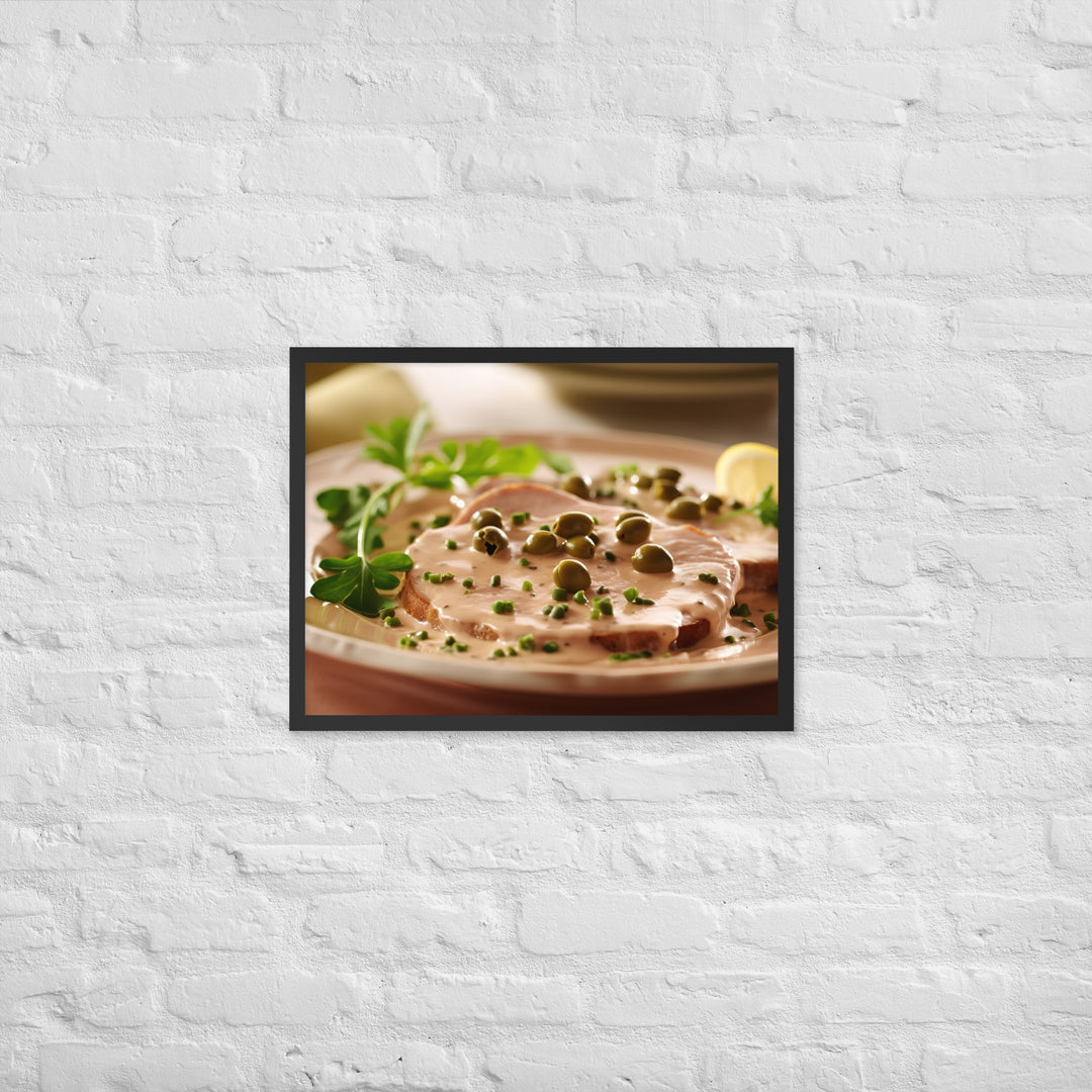 Vitello Tonnato Framed poster 🤤 from Yumify.AI