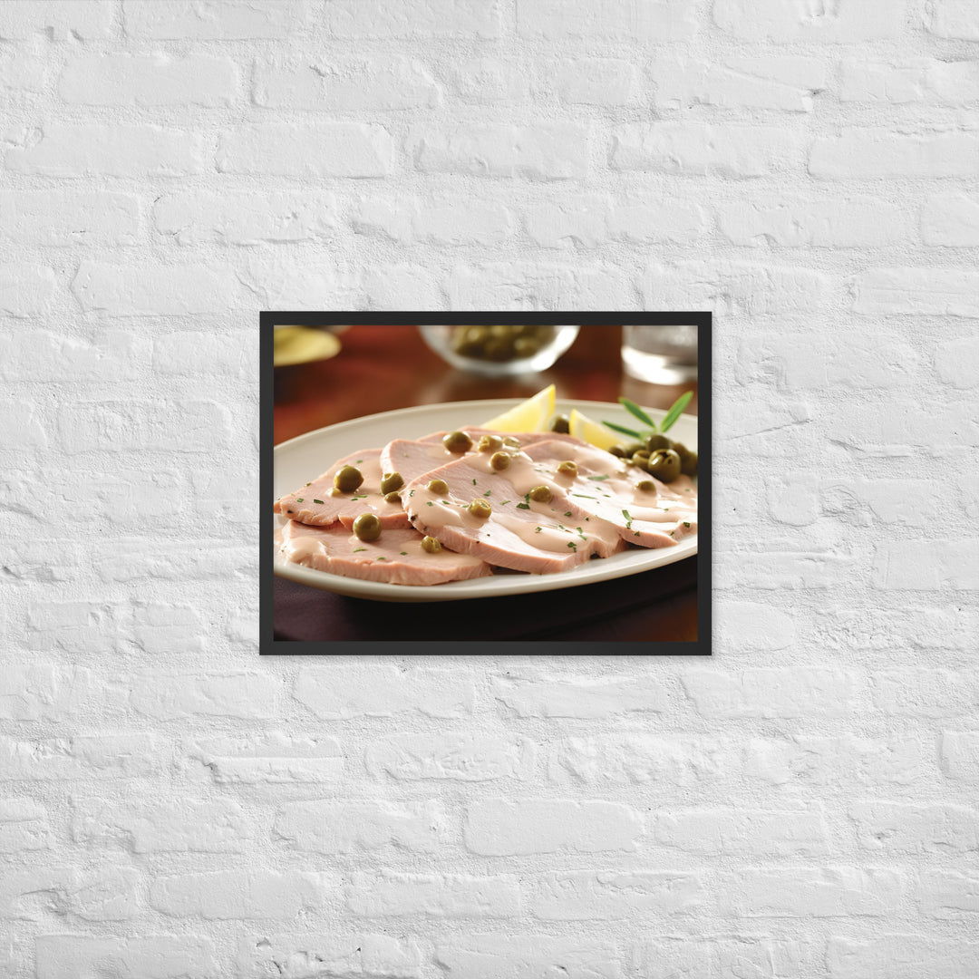 Vitello Tonnato Framed poster 🤤 from Yumify.AI