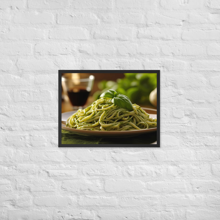 Pesto Genovese Framed poster 🤤 from Yumify.AI