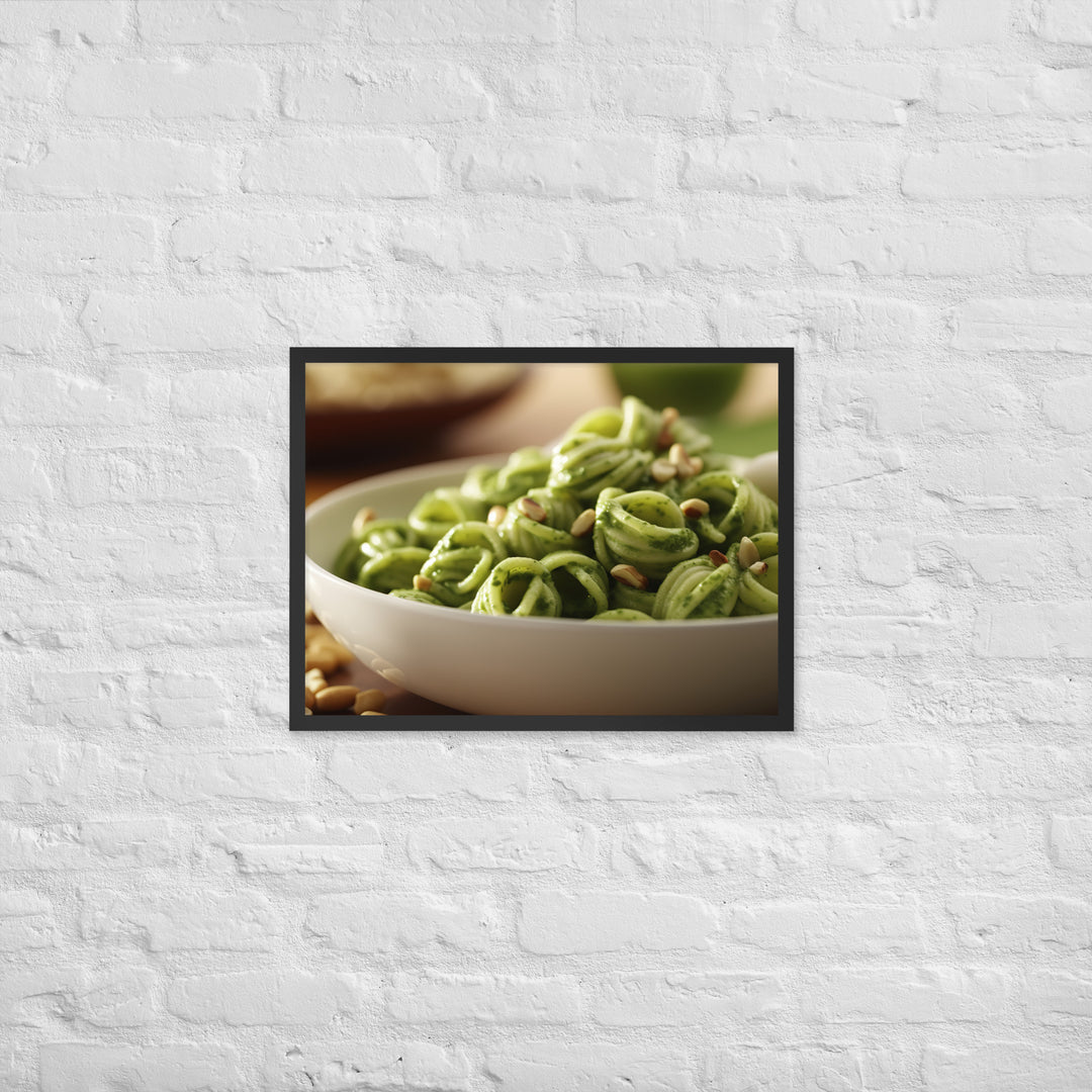 Pesto Genovese Framed poster 🤤 from Yumify.AI