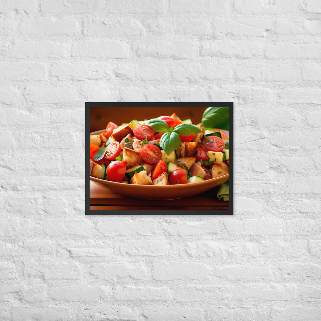 Panzanella Framed poster 🤤 from Yumify.AI