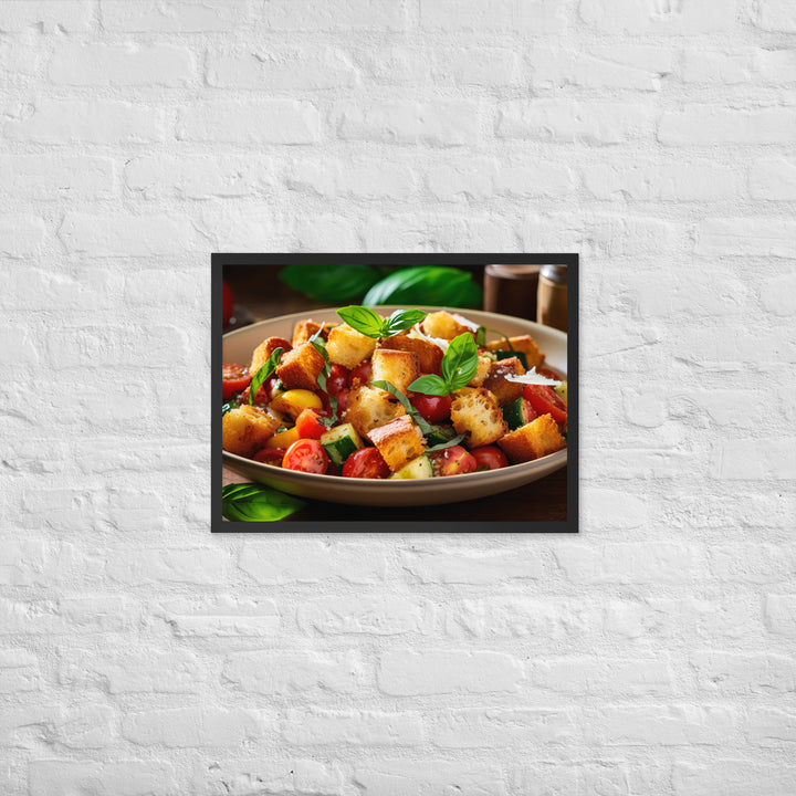 Panzanella Framed poster 🤤 from Yumify.AI