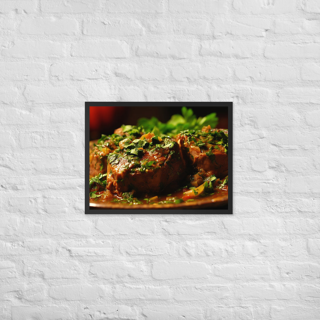 Osso Buco Framed poster 🤤 from Yumify.AI