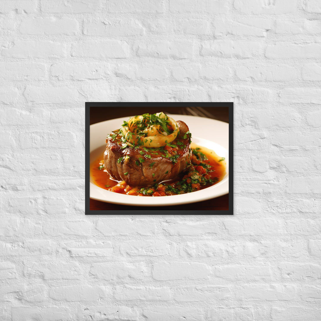 Osso Buco Framed poster 🤤 from Yumify.AI