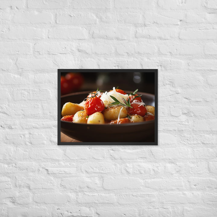 Gnocchi Framed poster 🤤 from Yumify.AI