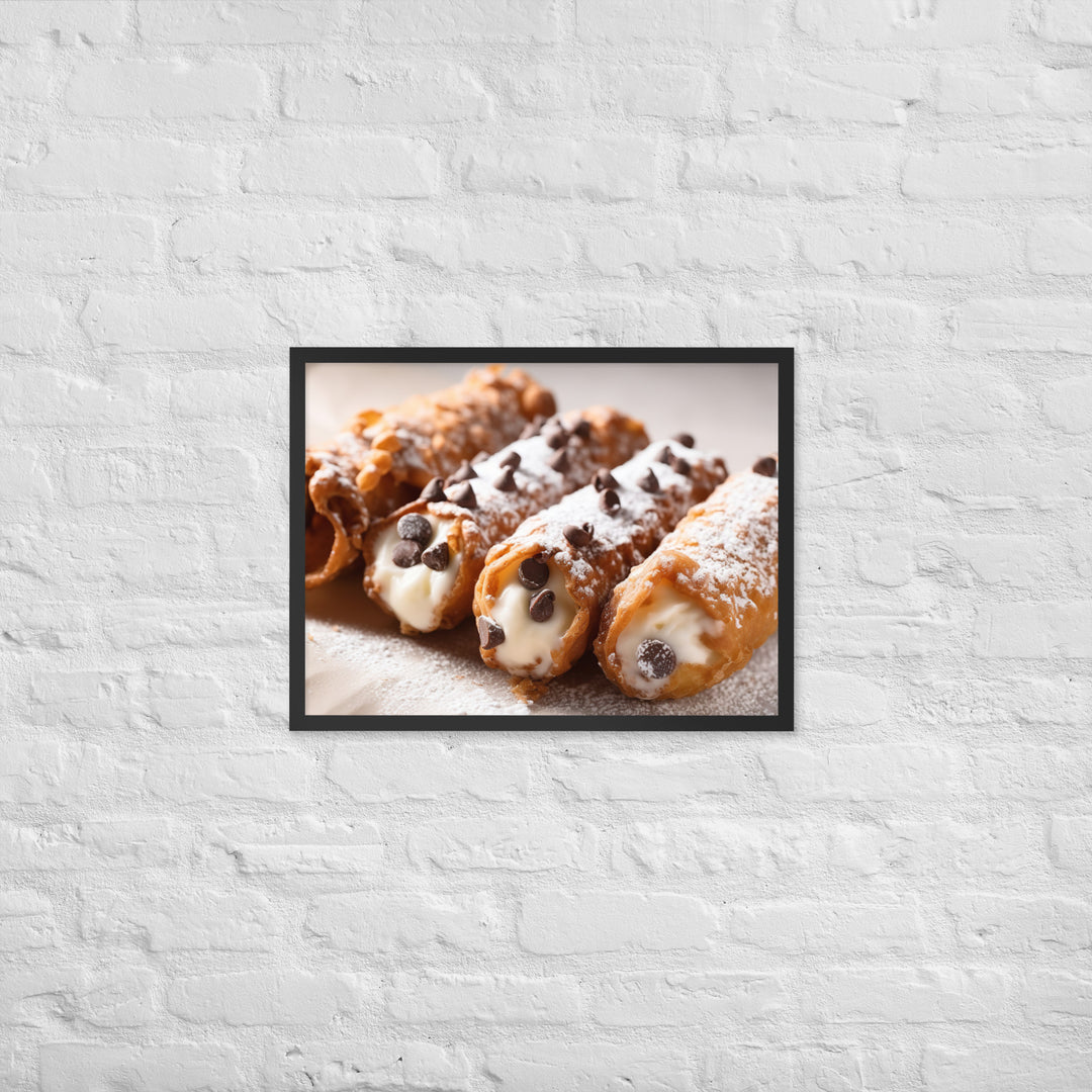 Cannoli Framed poster 🤤 from Yumify.AI