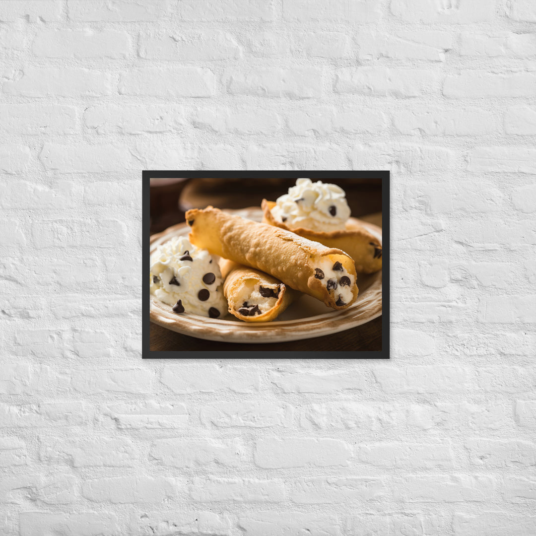 Cannoli Framed poster 🤤 from Yumify.AI