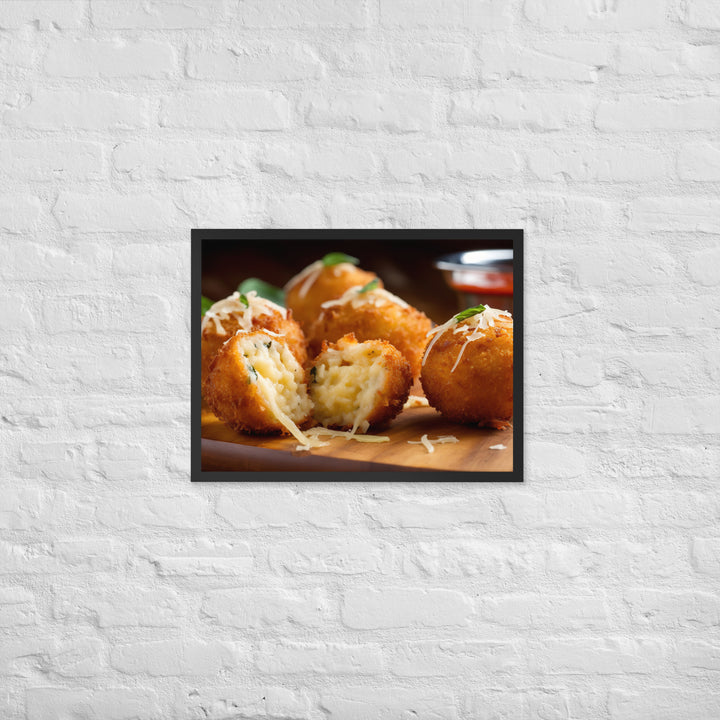 Arancini Framed poster 🤤 from Yumify.AI