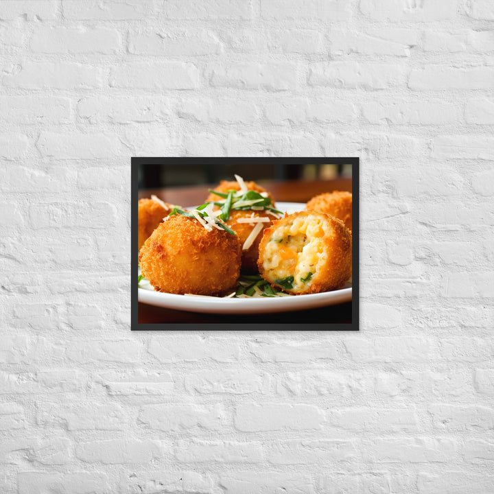 Arancini Framed poster 🤤 from Yumify.AI