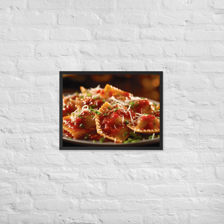 Ravioli Framed poster 🤤 from Yumify.AI