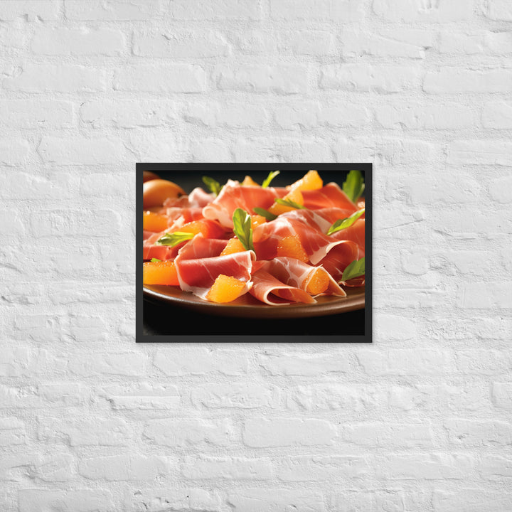 Prosciutto e Melone Framed poster 🤤 from Yumify.AI