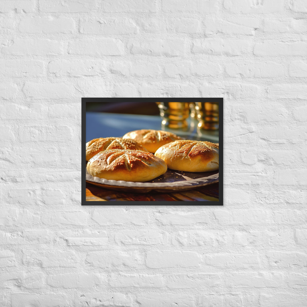 Moroccan Bread Framed poster 🤤 from Yumify.AI