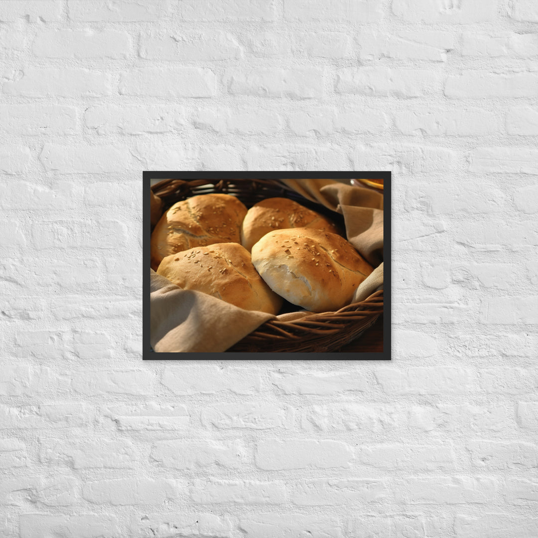 Moroccan Bread Framed poster 🤤 from Yumify.AI