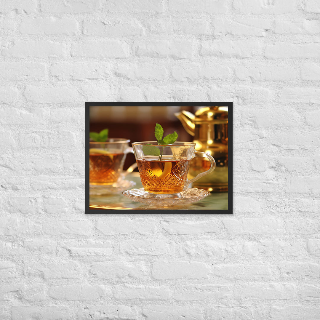 Moroccan Mint Tea Framed poster 🤤 from Yumify.AI